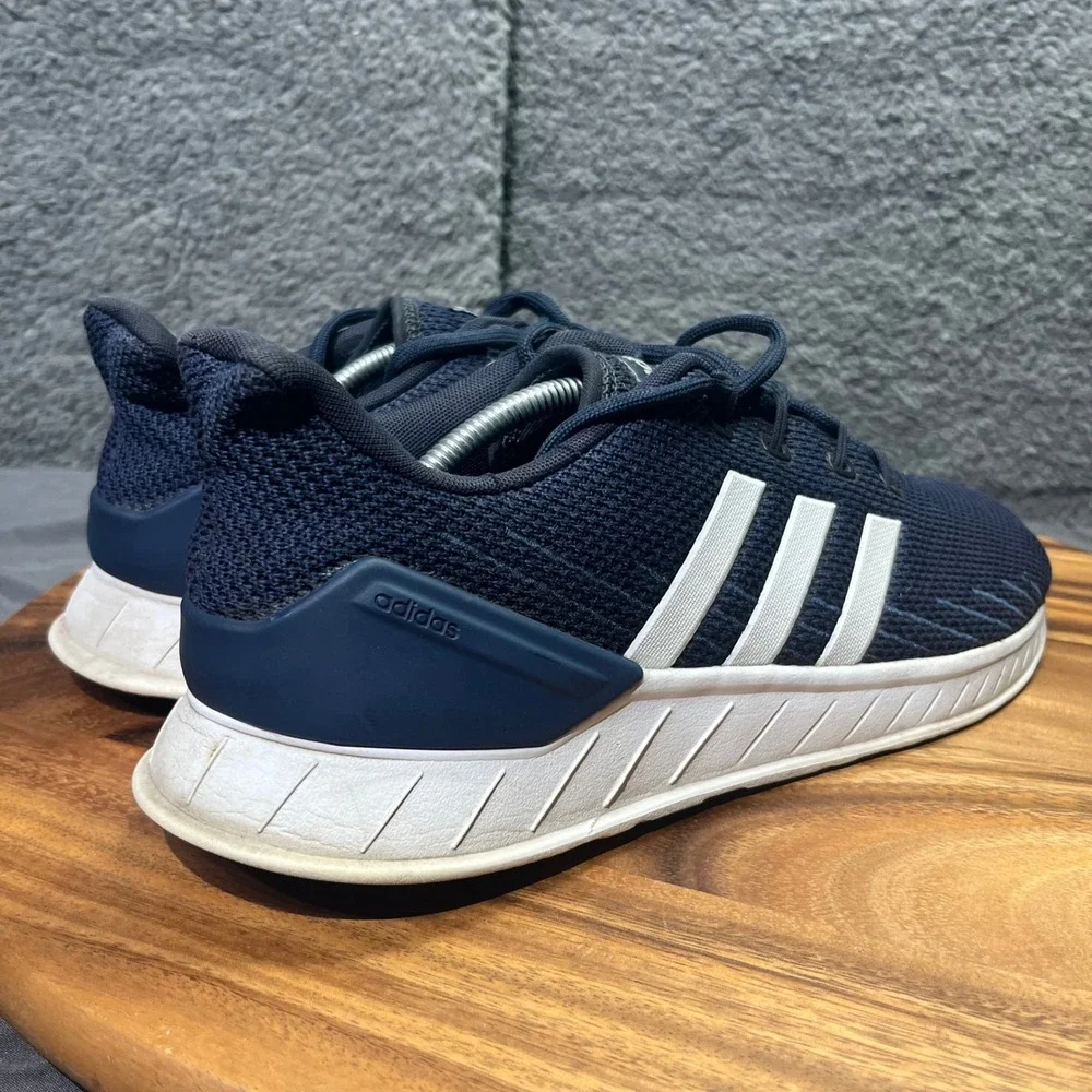 Adidas Questar Mens Navy Blue Running Athletic Shoes‎ Lace Up Sneakers Size 12